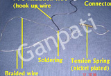 Manufacturing CRT earthing wire
