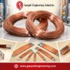 Braided flexible copper jumpers with copper coils and terminal connections for power distribution systems by Ganpati Engineering.