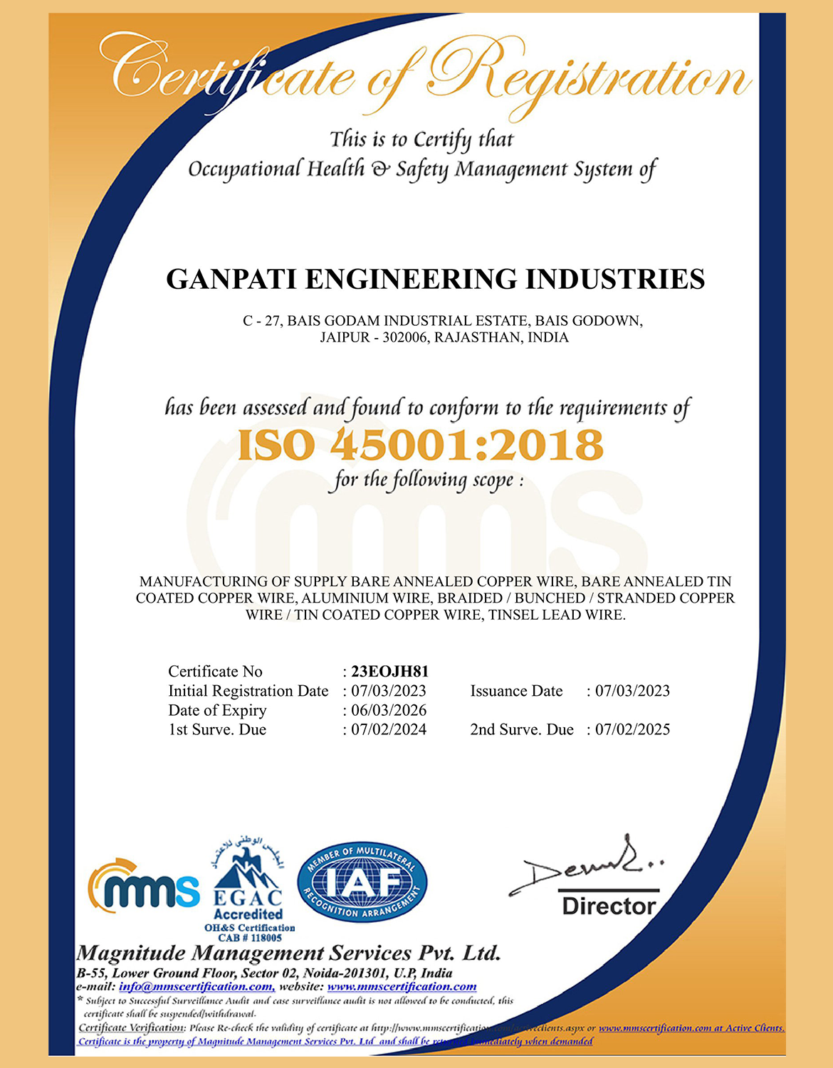 GANPATI-ENGINEERING-INDUSTES-ISO-45001-2018