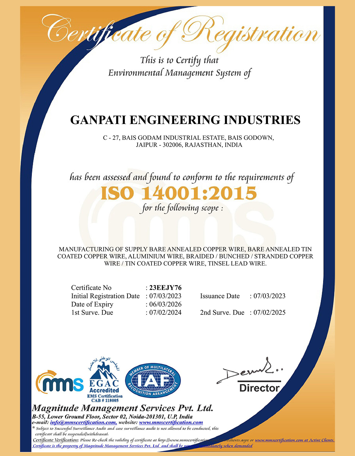 GANPATI-ENGINEERING-INDUSTRIES-ISO-14001-2015